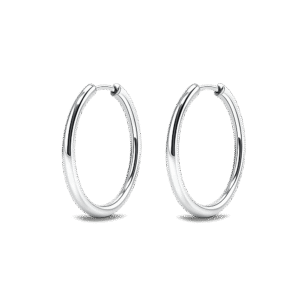 Silver Hoops